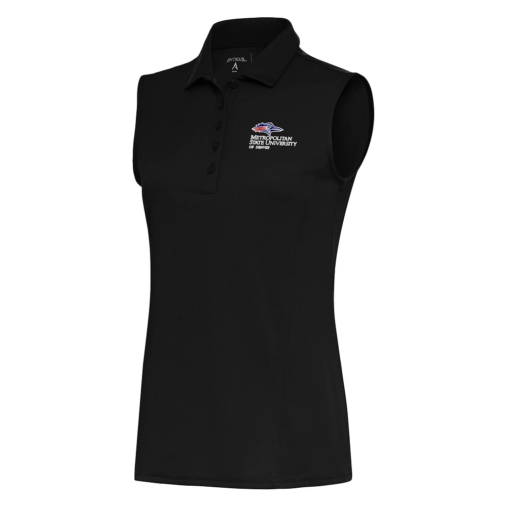 Women's Antigua MSU Denver Roadrunners Tribute Sleeveless Polo
