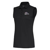 Women's Antigua Charcoal MSU Denver Roadrunners Tribute Sleeveless Polo