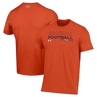 Men's Under Armour Orange Auburn Tigers 2024 Sideline Football Performance T-Shirt