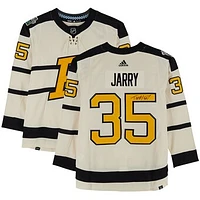 Tristan Jarry Pittsburgh Penguins Autographed 2023 Winter Classic adidas Authentic Jersey