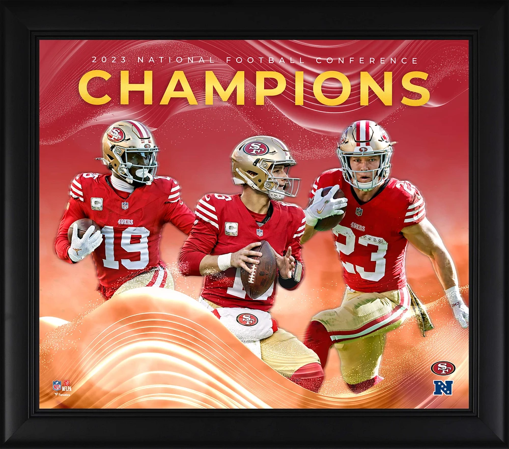 San Francisco 49ers Framed 15" x 17" 2023 NFC Champions Collage