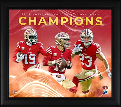 San Francisco 49ers Framed 15" x 17" 2023 NFC Champions Collage