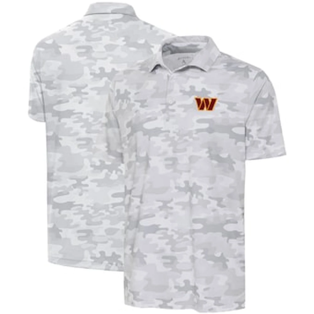 Men's Antigua White Washington Commanders Collide Polo