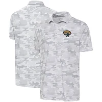 Men's Antigua White Jacksonville Jaguars Collide Polo