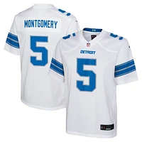 Youth Nike David Montgomery White Detroit Lions Player Game Jersey