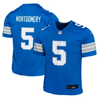 Youth Nike David Montgomery Blue Detroit Lions Team Player Game Jersey