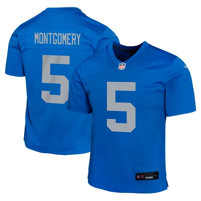 Youth Nike David Montgomery Blue Detroit Lions Alternate Player Game Jersey