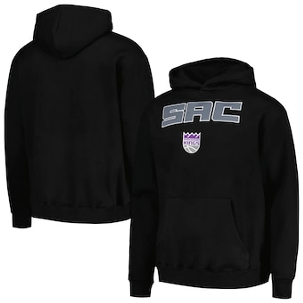 Unisex Stadium Essentials Black Sacramento Kings Terrace Pullover Hoodie