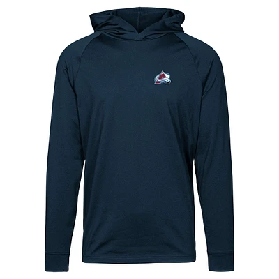 Men's Levelwear Navy Colorado Avalanche Dimension Insignia Core Pullover Hoodie