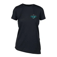 Women's Levelwear Black San Jose Sharks Birch Club Patch 2.0 T-Shirt
