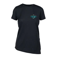 Women's Levelwear Black San Jose Sharks Birch Club Patch 2.0 T-Shirt
