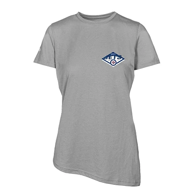 Women's Levelwear Gray Winnipeg Jets Birch Club Patch 2.0 T-Shirt