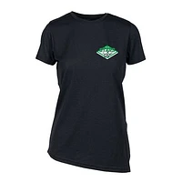 Women's Levelwear Black Dallas Stars Birch Club Patch 2.0 T-Shirt