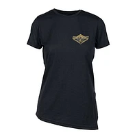 Women's Levelwear Black Vegas Golden Knights Birch Club Patch 2.0 T-Shirt