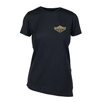 Women's Levelwear Black Vegas Golden Knights Birch Club Patch 2.0 T-Shirt