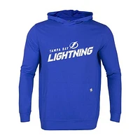Men's Levelwear Blue Tampa Bay Lightning Relay Premier 2.0 Pullover Hoodie