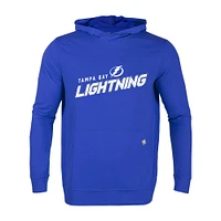 Men's Levelwear Blue Tampa Bay Lightning Relay Premier 2.0 Pullover Hoodie