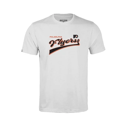 Youth Levelwear Philadelphia Flyers Little Richmond Retro Script T-Shirt