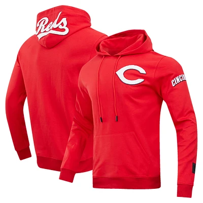 Men's Pro Standard Red Cincinnati Reds Team Logo Pullover Hoodie