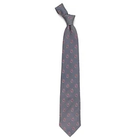 Men's Gray Oklahoma Sooners Echo Woven Silk Tie