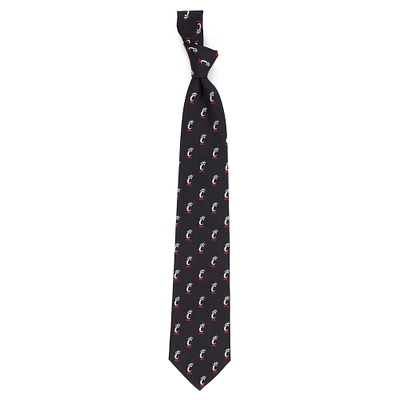 Men's Black Cincinnati Bearcats Echo Woven Silk Tie