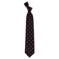 Men's Black Chicago Blackhawks Echo Woven Silk Tie