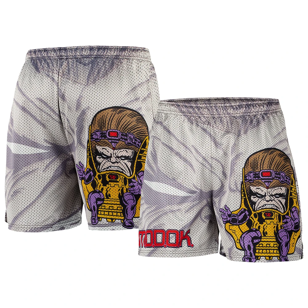 Men's Chalk Line Gray Marvel M.O.D.O.K Retro Shorts