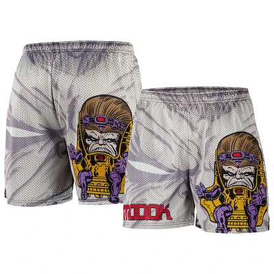 Men's Chalk Line Gray Marvel M.O.D.O.K Retro Shorts