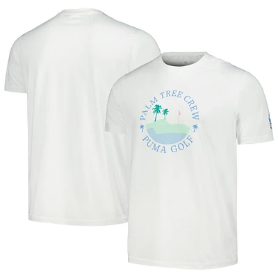 Men's Puma x PTC White WM Phoenix Open Island CLOUDSPUN T-Shirt