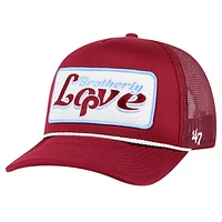 Men's  '47 Burgundy Philadelphia Phillies Local Patch Foam Front Trucker Adjustable Hat