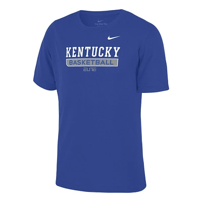 Youth Nike Royal Kentucky Wildcats Basketball Legend Practice Performance T-Shirt