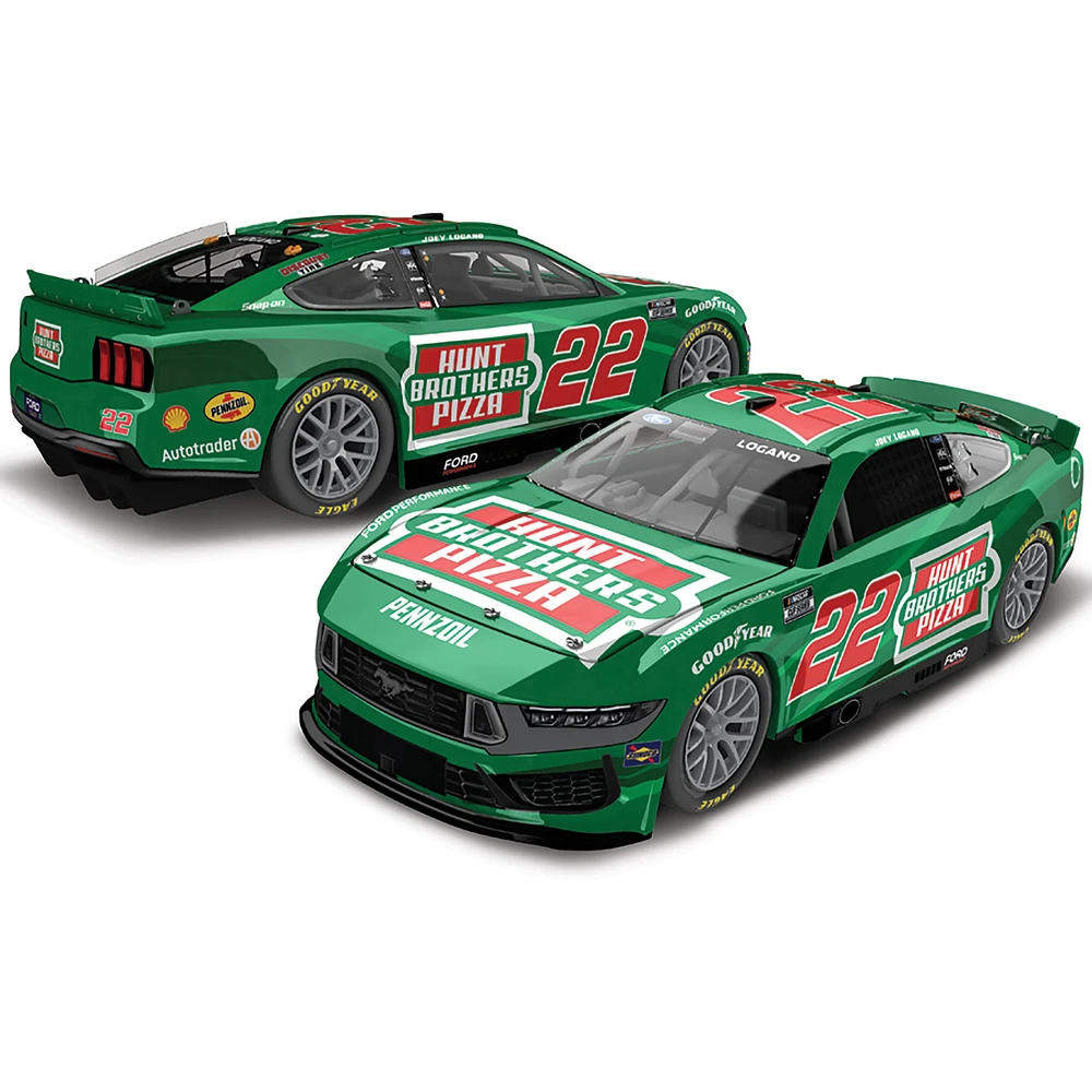 Action Racing Joey Logano 2024 #22 Hunt Brothers Pizza l 1:24 Regular Paint Die-Cast Ford Mustang