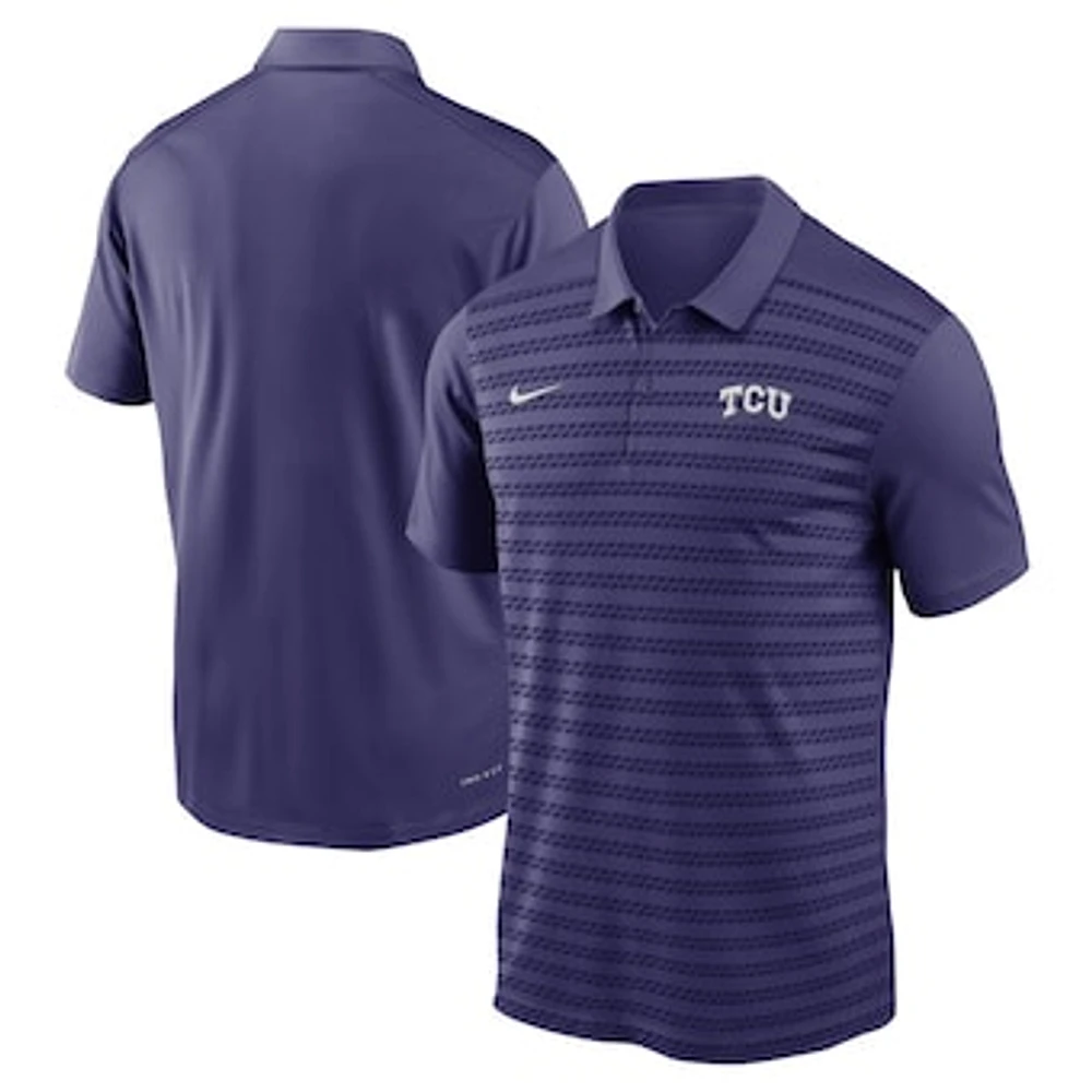 Men's Nike Purple TCU Horned Frogs 2024 Sideline Victory Coaches Performance Polo