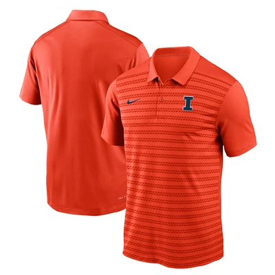 Men's Nike Orange Illinois Fighting Illini 2024 Sideline Victory Coaches Performance Polo