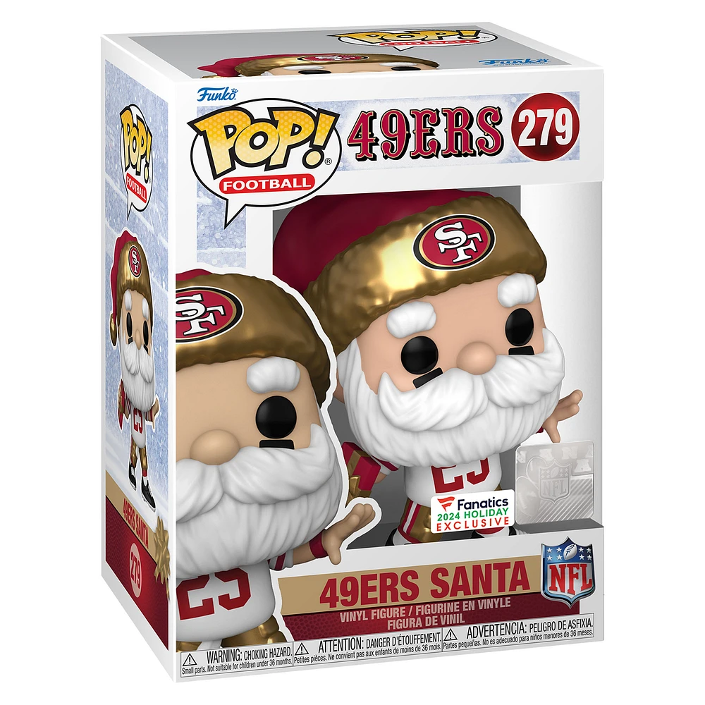 San Francisco 49ers Santa Funko Pop! 2024 Fanatics Exclusive Vinyl Figure