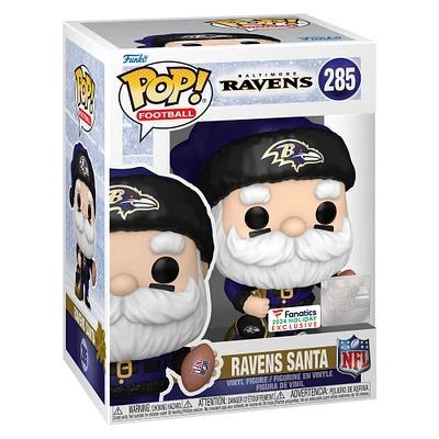 Baltimore Ravens Santa Funko Pop! 2024 Fanatics Exclusive Vinyl Figure