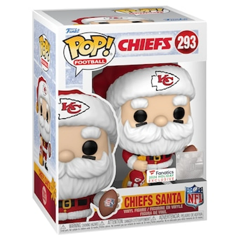 Kansas City Chiefs Santa Funko Pop! 2024 Fanatics Exclusive Vinyl Figure