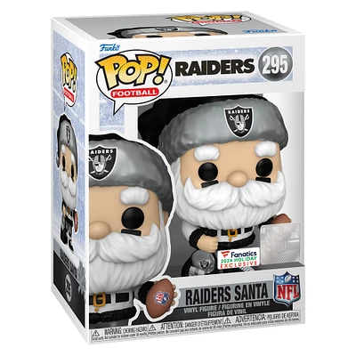 Las Vegas Raiders Santa Funko Pop! 2024 Fanatics Exclusive Vinyl Figure