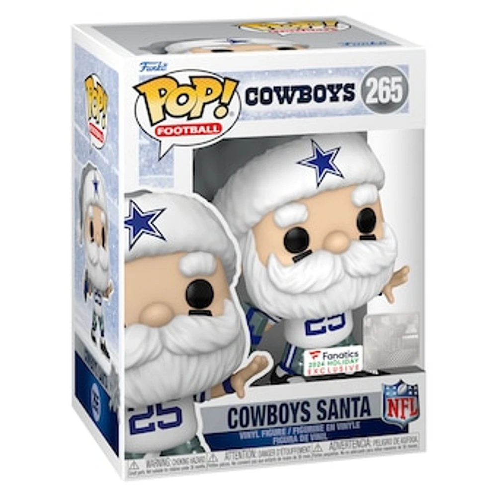 Dallas Cowboys Santa Funko Pop! 2024 Fanatics Exclusive Vinyl Figure