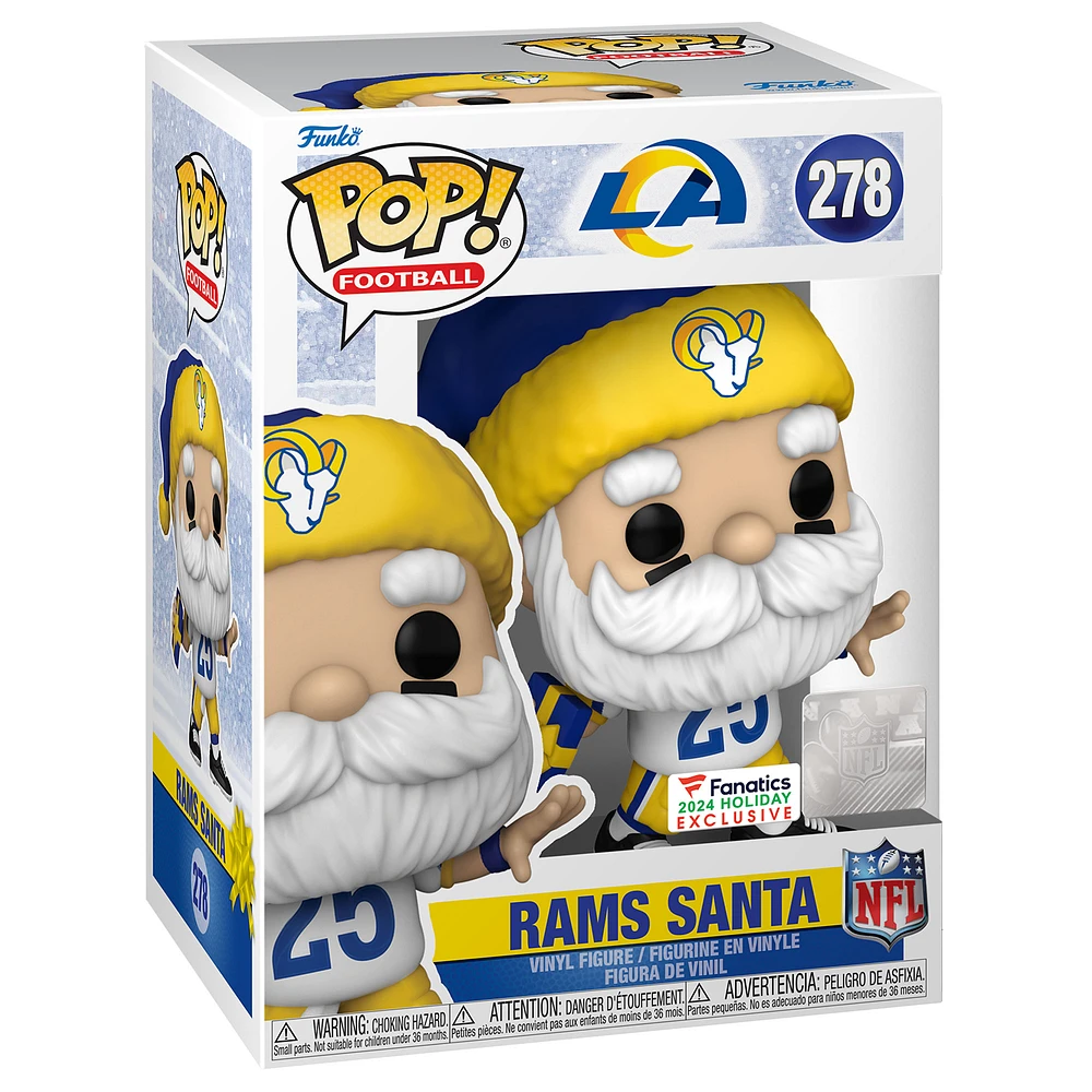 Los Angeles Rams Santa Funko Pop! 2024 Fanatics Exclusive Vinyl Figure