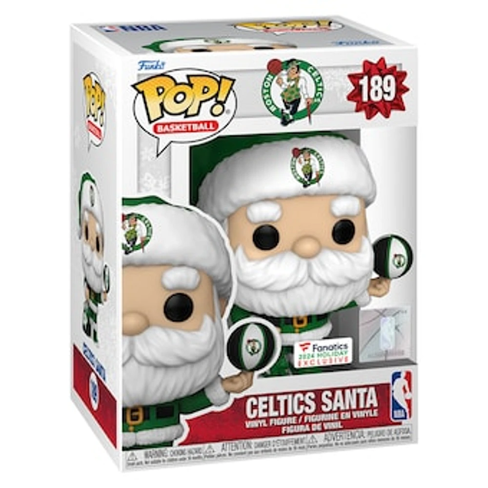 Boston Celtics Santa Funko Pop! 2024 Fanatics Exclusive Vinyl Figure