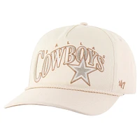 Men's '47 Natural Dallas Cowboys Wave Rope Hitch Adjustable Hat