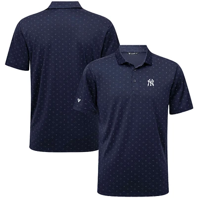 Men's Levelwear Navy New York Yankees Detect Insignia Polo