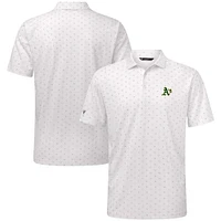 Men's Levelwear White Athletics Detect Insignia Polo