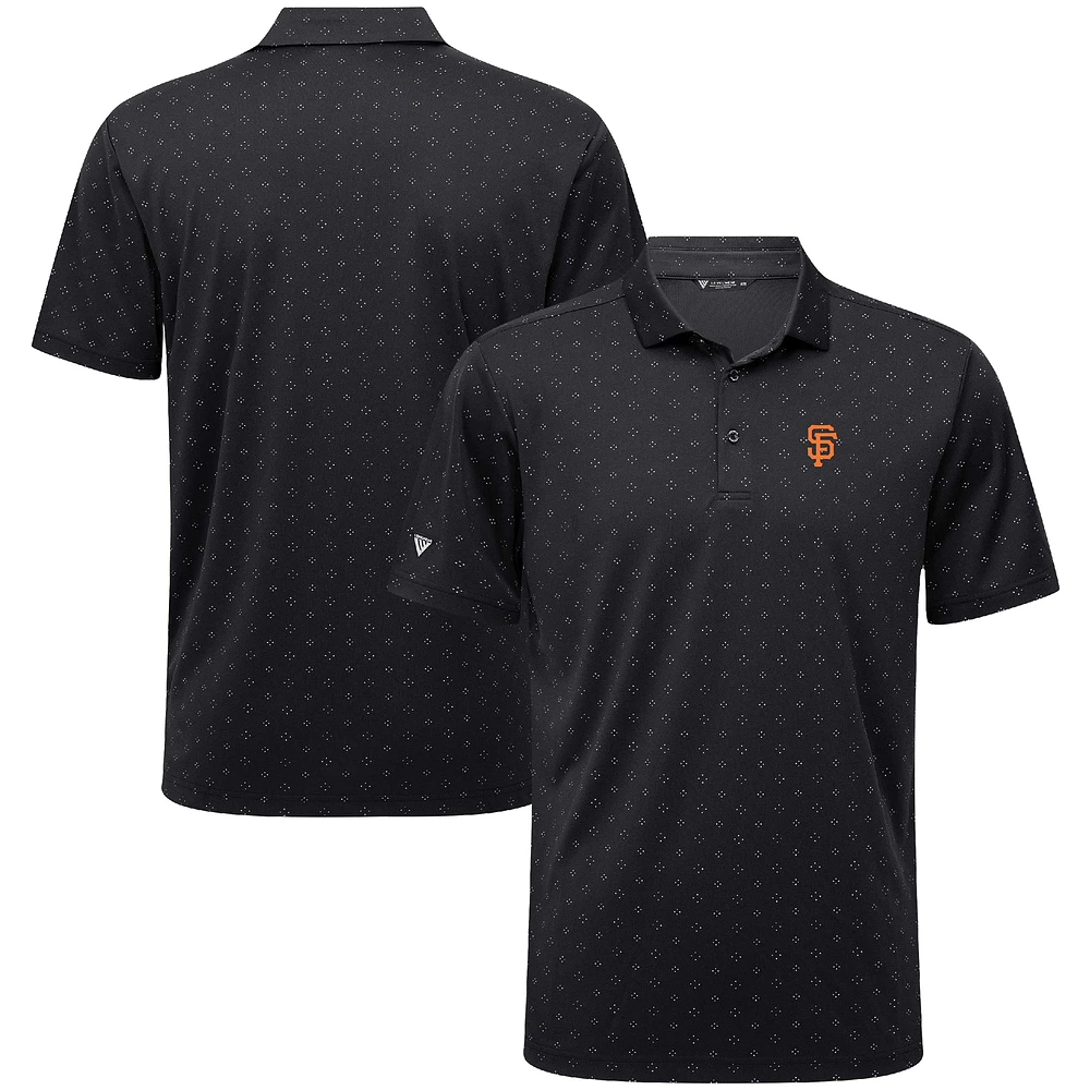 Men's Levelwear Black San Francisco Giants Detect Insignia Polo