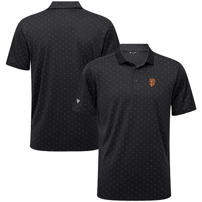 Men's Levelwear Black San Francisco Giants Detect Insignia Polo