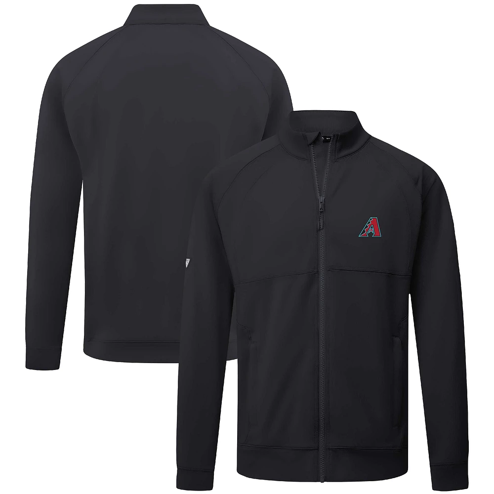 Men's Levelwear Black Arizona Diamondbacks Form Insignia Full-Zip Jacket