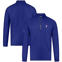 Men's Levelwear Royal Texas Rangers Theory Insignia Quarter-Zip Pullover