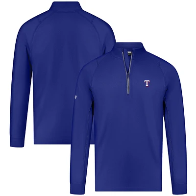 Men's Levelwear Royal Texas Rangers Theory Insignia Quarter-Zip Pullover