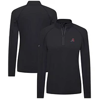 Women's Levelwear  Black Arizona Diamondbacks Kinetic Insignia Quarter-Zip Pullover